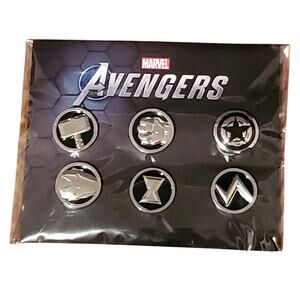 Marvel Avengers 2020 Pin Set Gamestop Exclusive Pre-Order Bonus Sealed 6 Pins